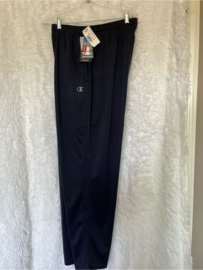Champion Men's Black Performance Joggers with Logo